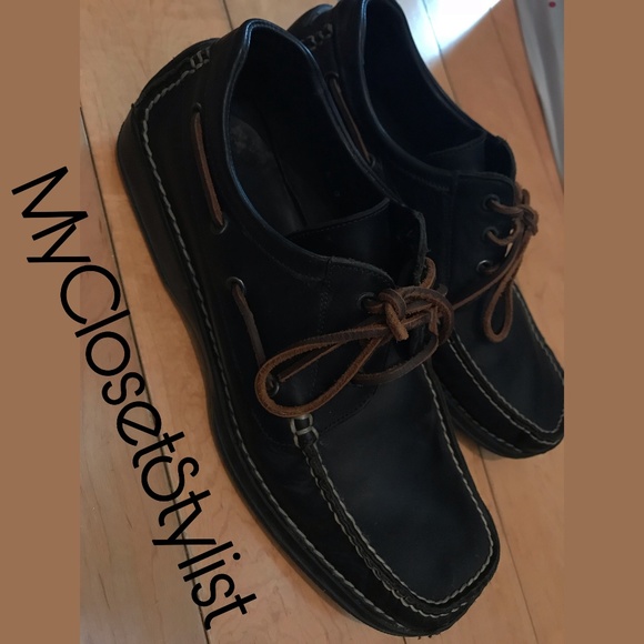 Banana Republic Mens MADE IN ITALY Black Loafers95 main image 4